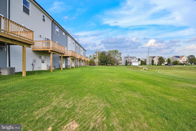 4 Landing Pl Unit 4, York, PA 17408 - view of yard with a deck and central air condition unit