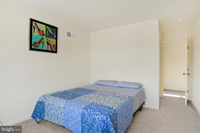 bedroom featuring carpet flooring