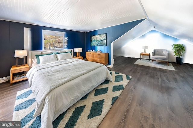 bedroom featuring wood finished floors