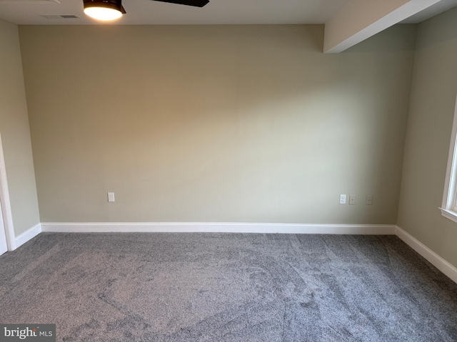 empty room featuring carpet