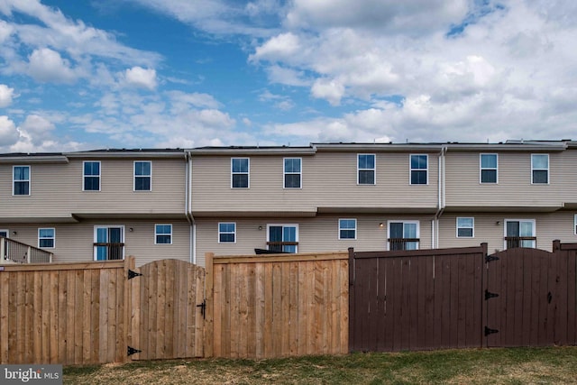 view of rear view of property