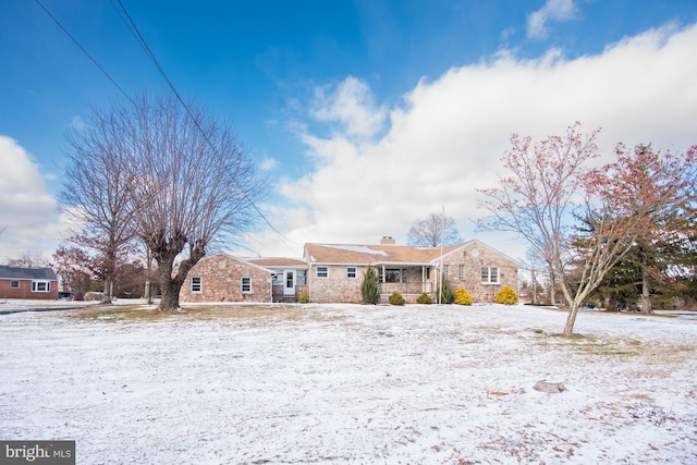 view of front of home