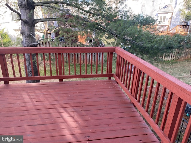 view of deck