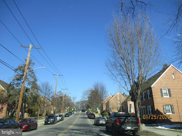 view of street