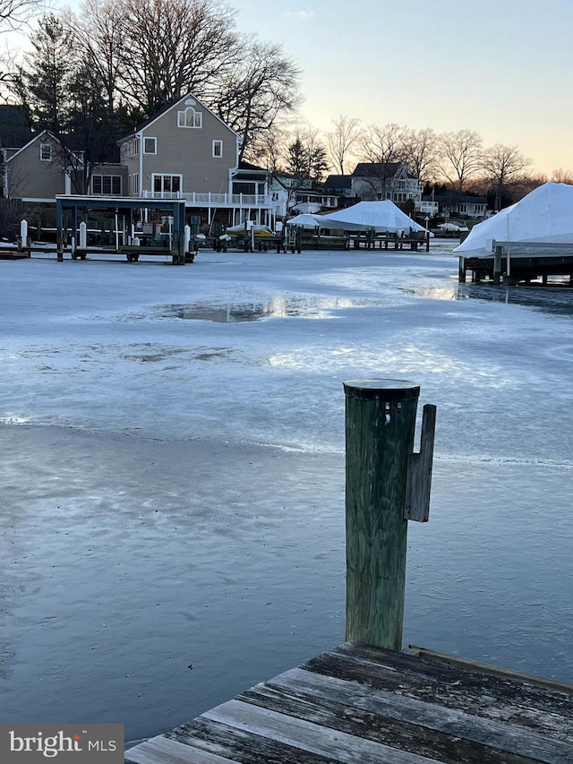 view of dock