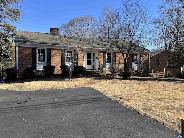 view of ranch-style home