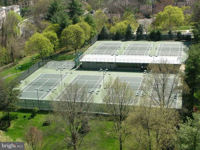 view of tennis court