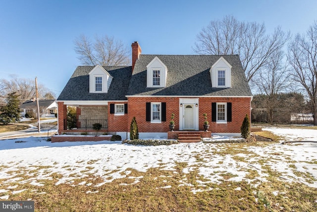 view of cape cod-style house