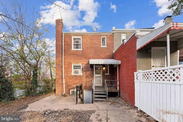 view of back of property