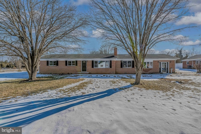 view of ranch-style home