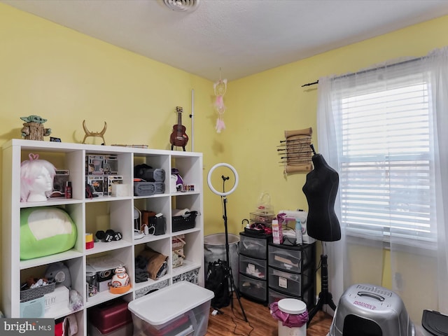 interior space featuring hardwood / wood-style floors