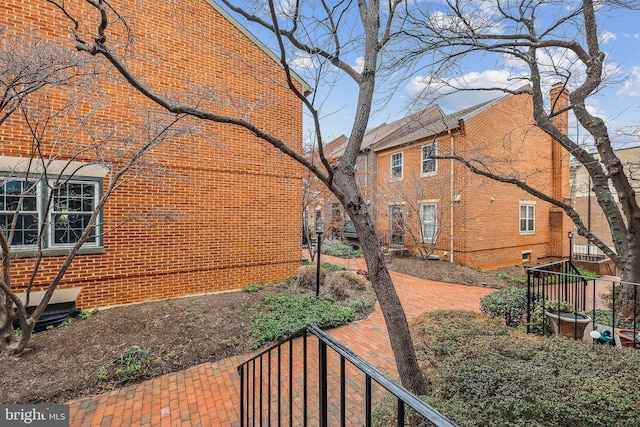 view of home's exterior with a patio