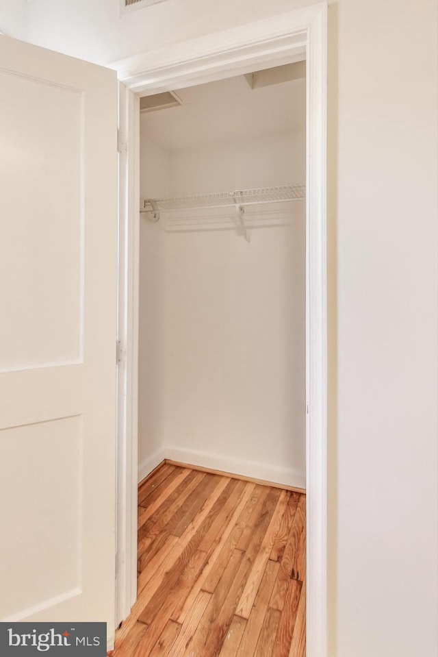 view of closet