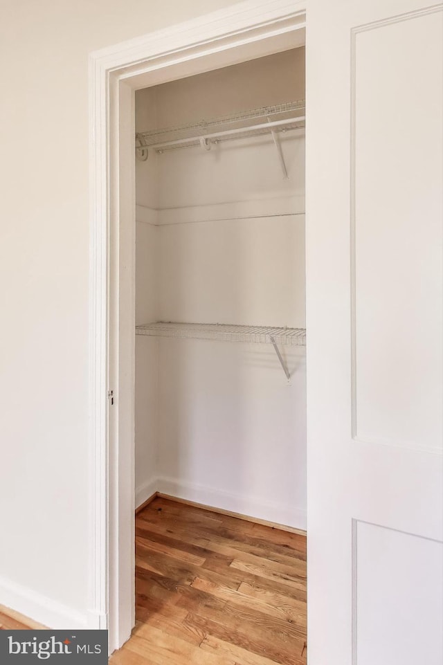 view of closet