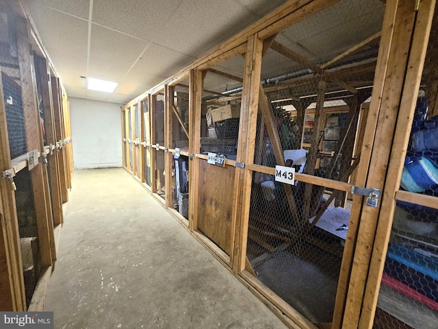 view of horse barn