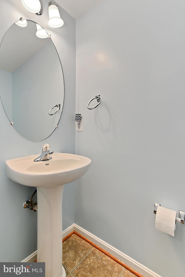 bathroom featuring tile patterned floors