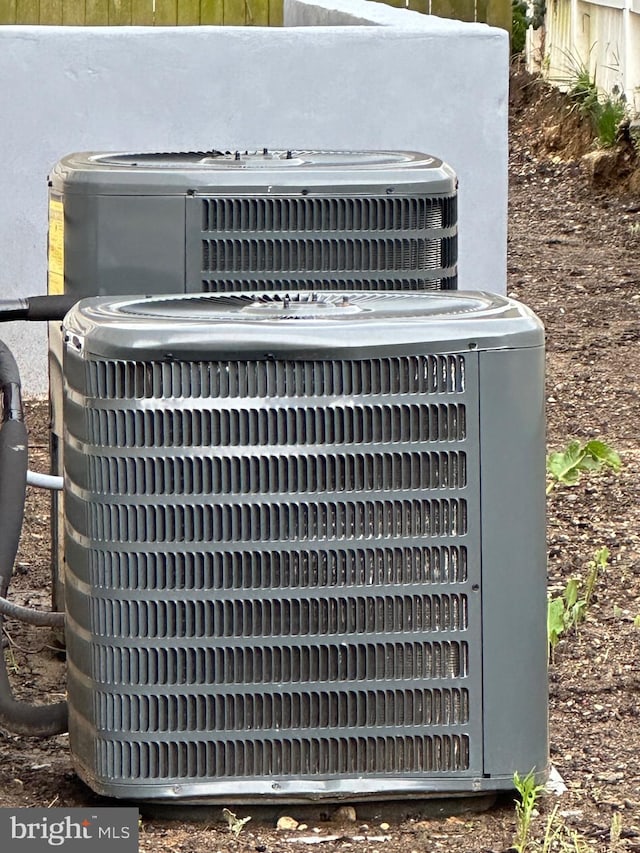 exterior details with central AC unit