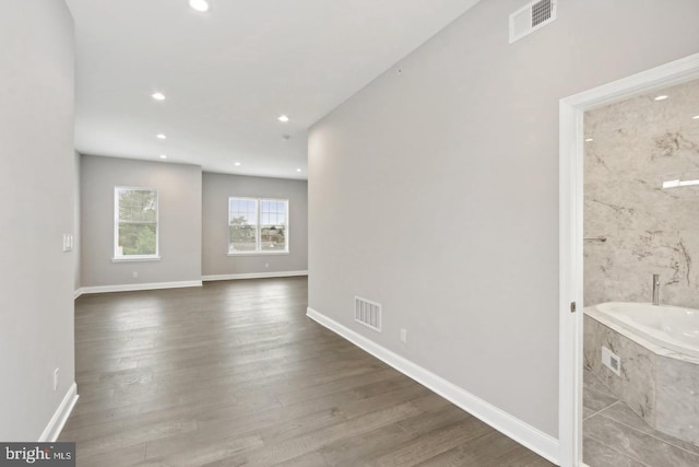 interior space featuring hardwood / wood-style flooring