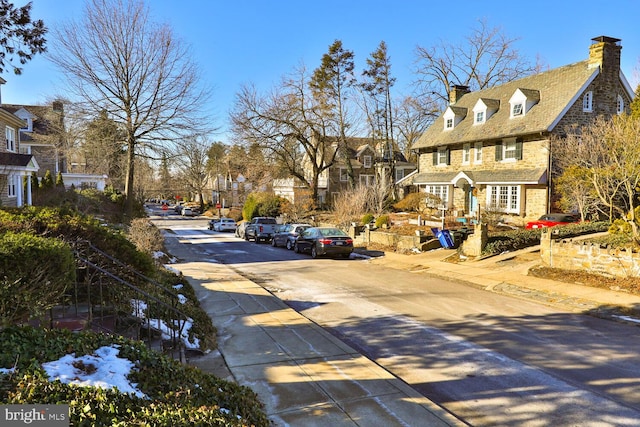 view of road