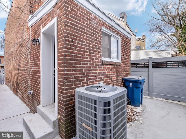 exterior details with central AC unit