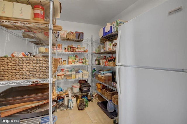 view of pantry