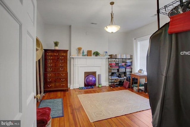 interior space featuring light hardwood / wood-style floors