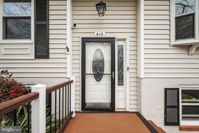 view of entrance to property