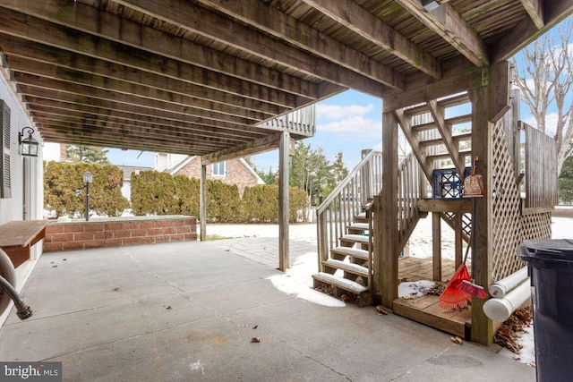 view of patio