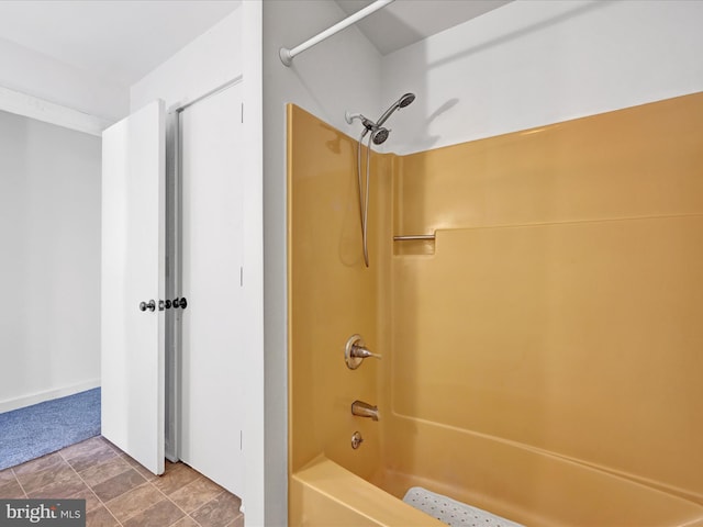 bathroom featuring tub / shower combination