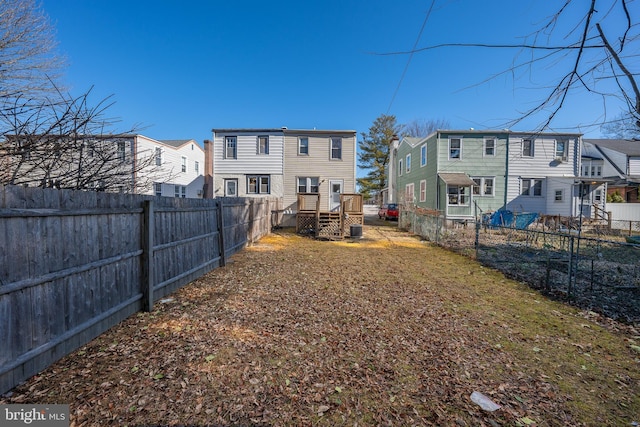 view of rear view of property