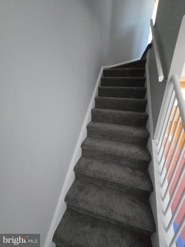 view of staircase