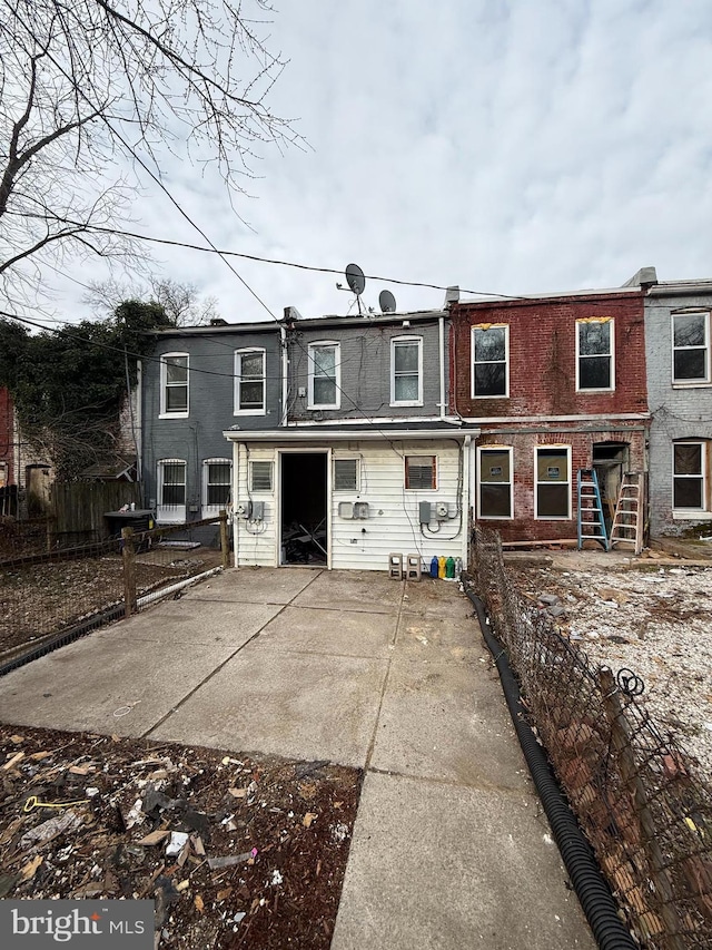 view of rear view of property