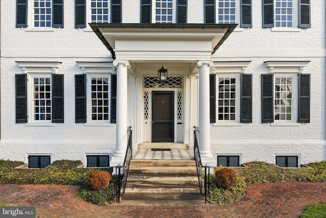 view of entrance to property