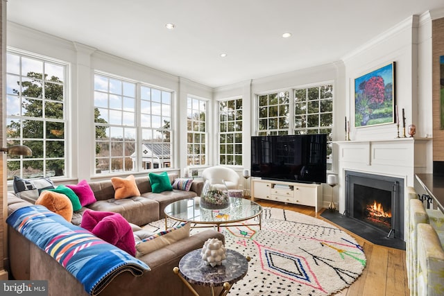 sunroom with a wealth of natural light