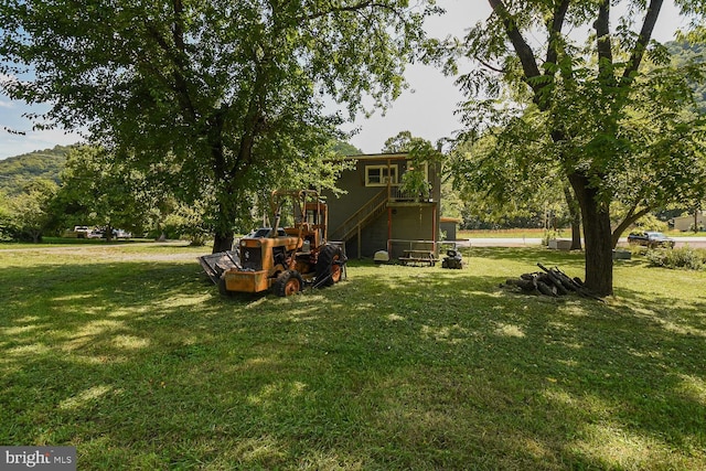 view of yard