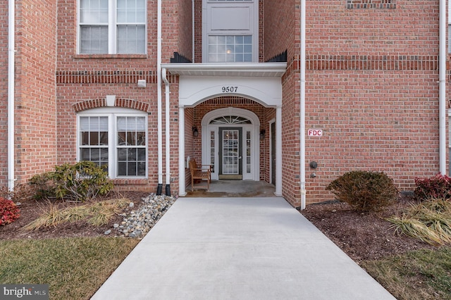 view of property entrance