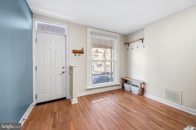 interior space featuring hardwood / wood-style flooring