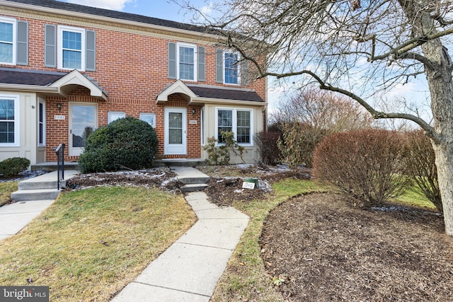 view of property with a front yard