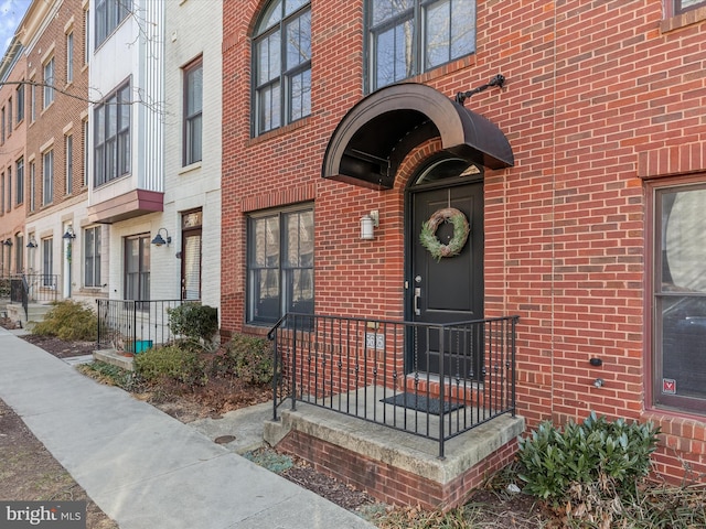 view of entrance to property