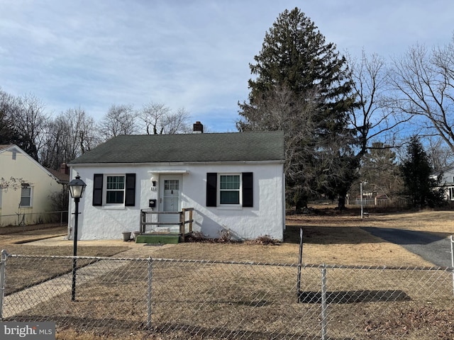 view of bungalow-style home