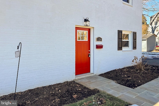 view of entrance to property