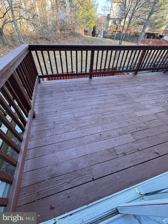 view of deck