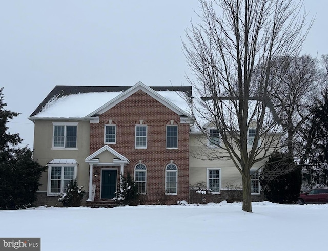 view of colonial home