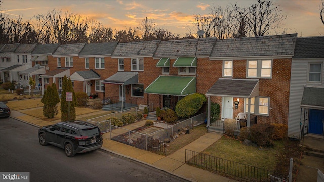 view of townhome / multi-family property