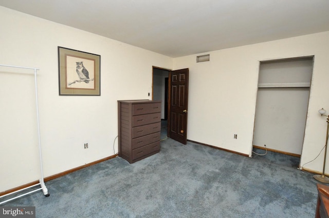 unfurnished bedroom with carpet