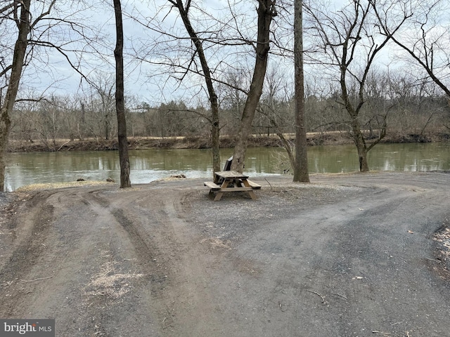 view of water feature