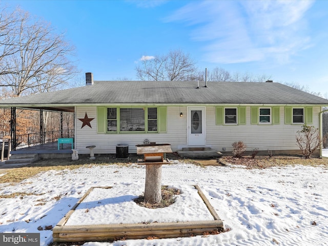 view of front of home