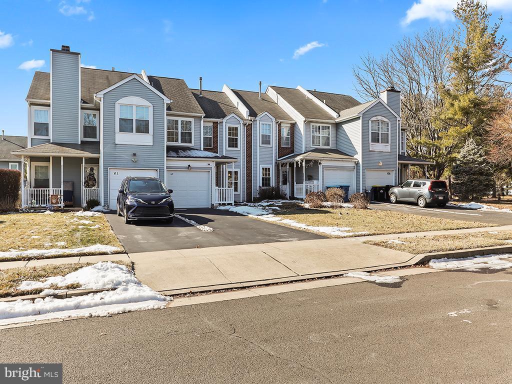 view of property with a garage