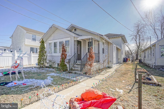 view of bungalow