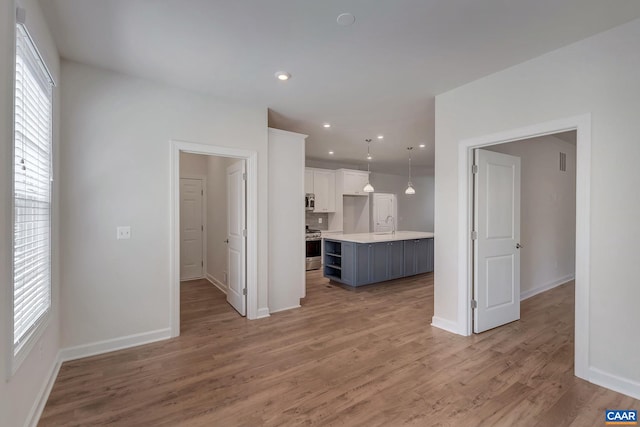 interior space with wood-type flooring